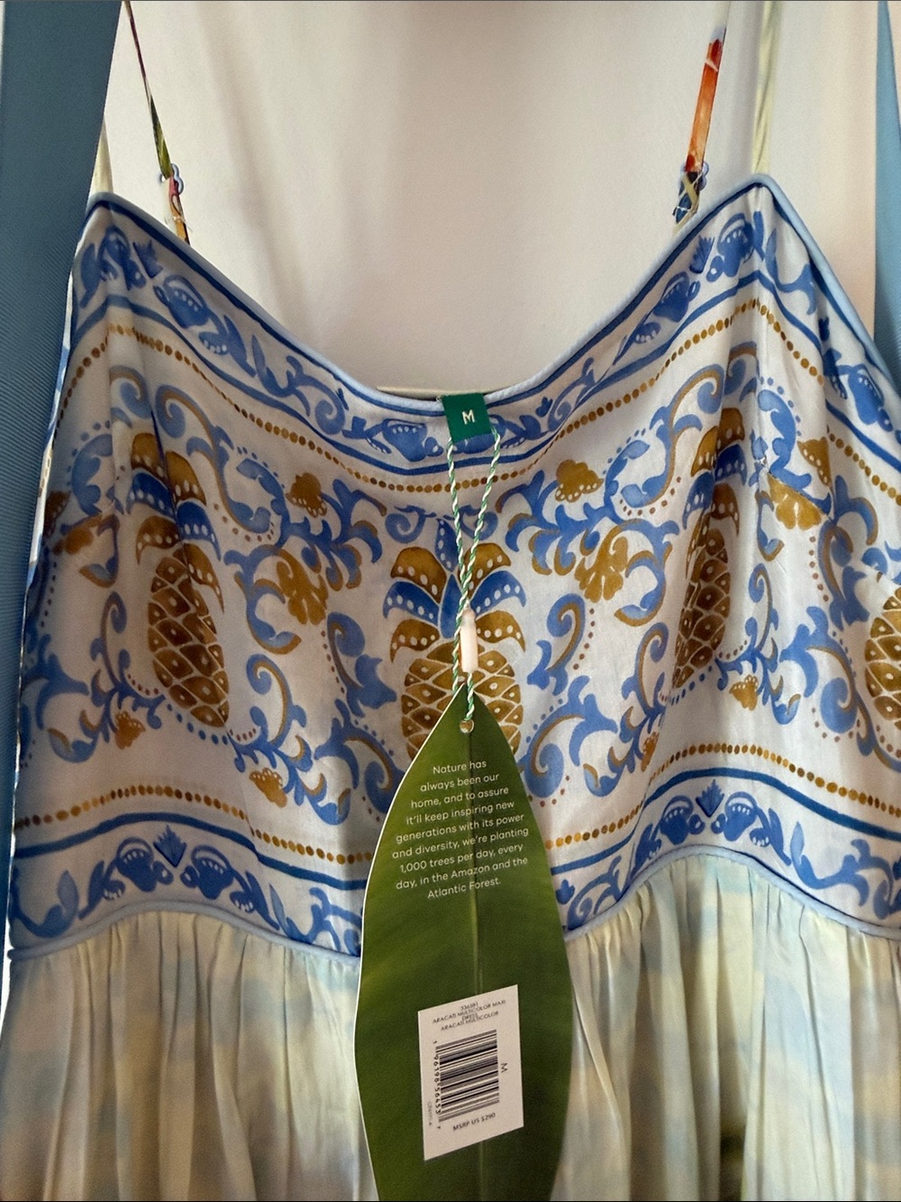 Farm Rio Aracati multicolor Tropical Print Maxi Dress - Picture 7 of 7